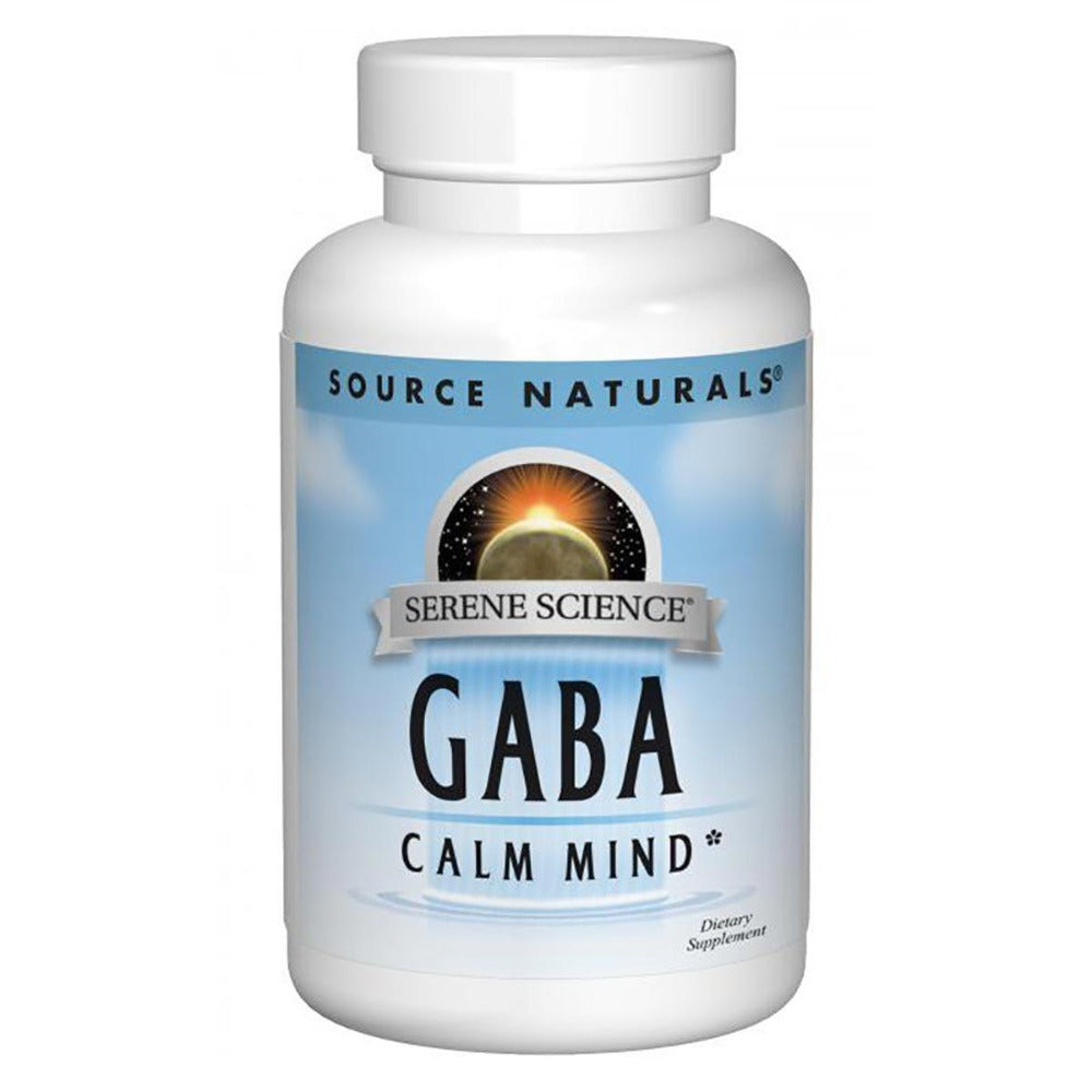 Source Naturals GABA 750mg 45 Tablets Amino Acids Source Naturals  (1057876475947)