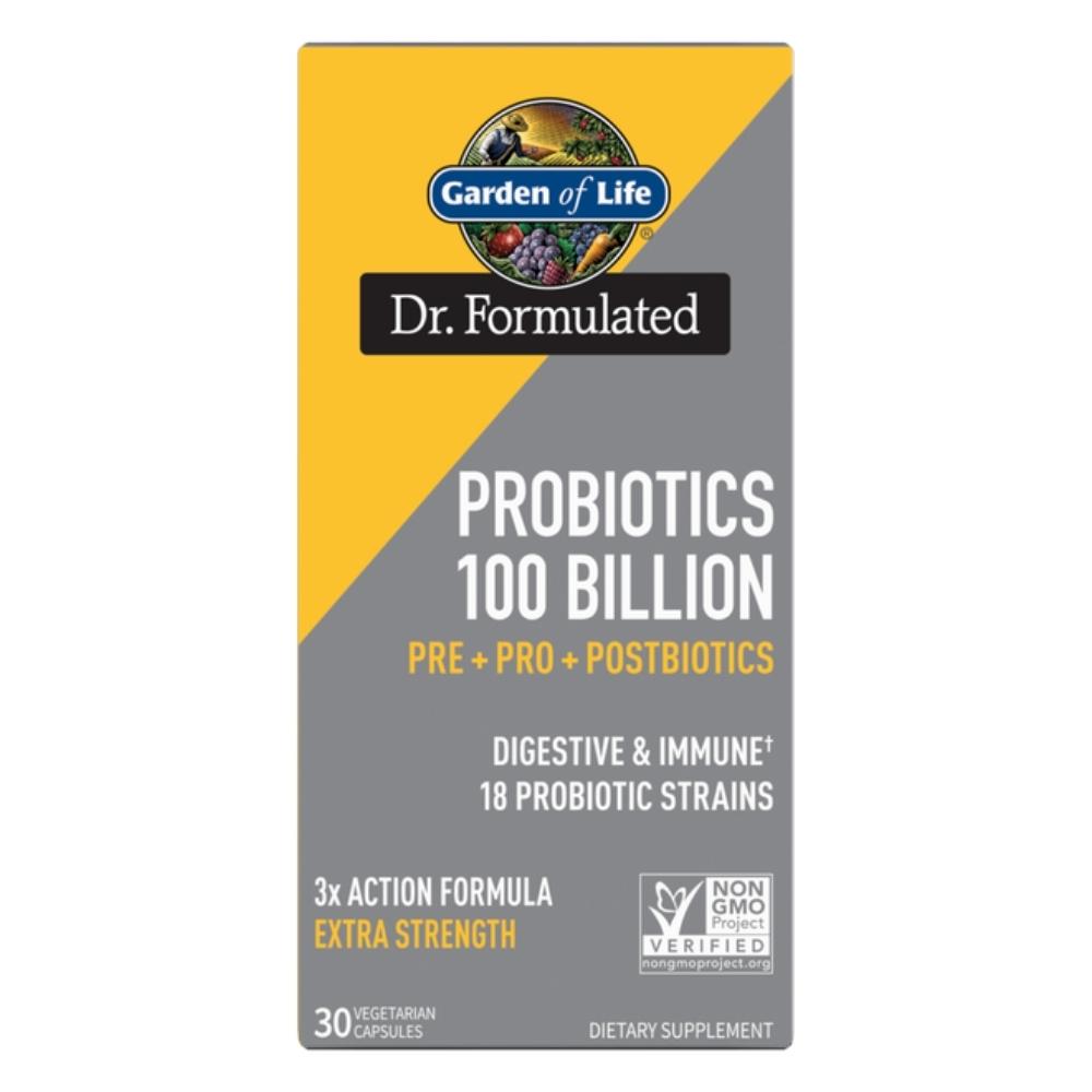 Garden Of Life Dr Formulated Probiotic 100 Billion 30 Count Digestive Health Garden of Life 