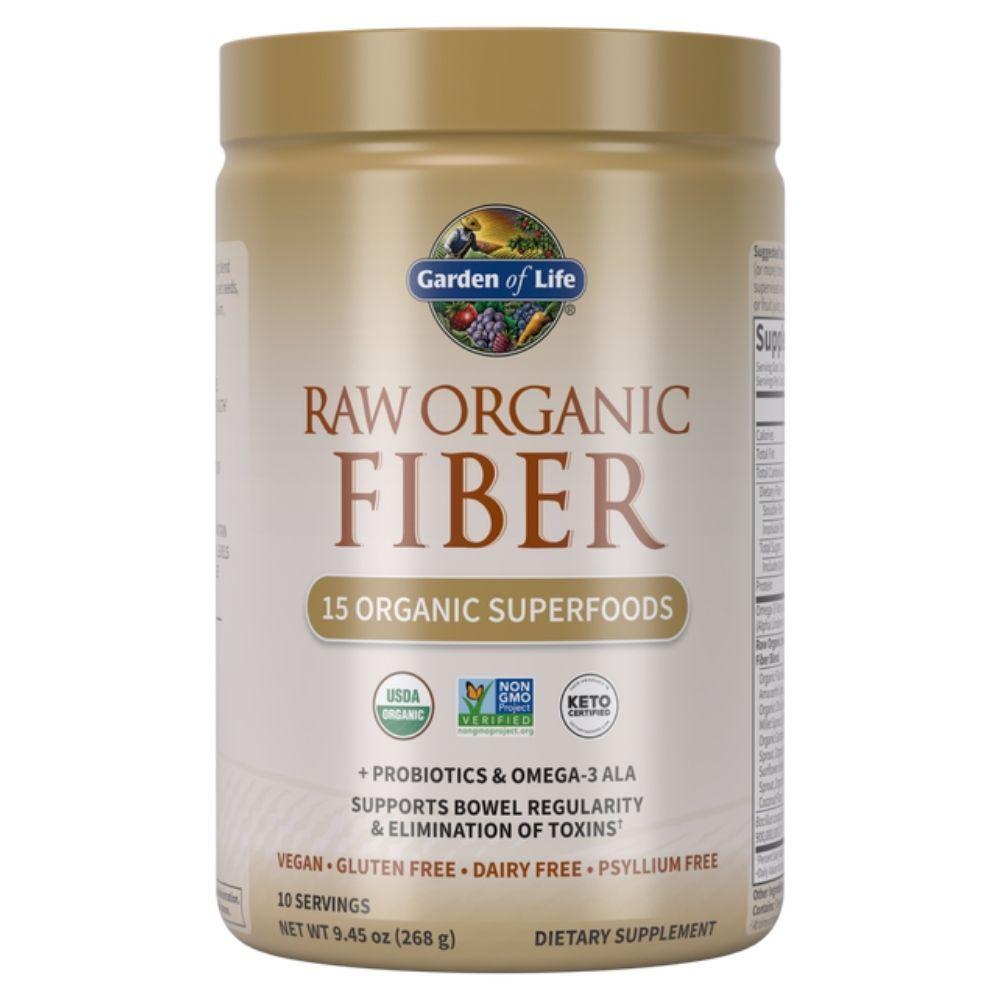 Garden of Life Raw Fiber Beyond Organic Fiber 268 Grams Digestive Health / Probiotics Garden of Life 