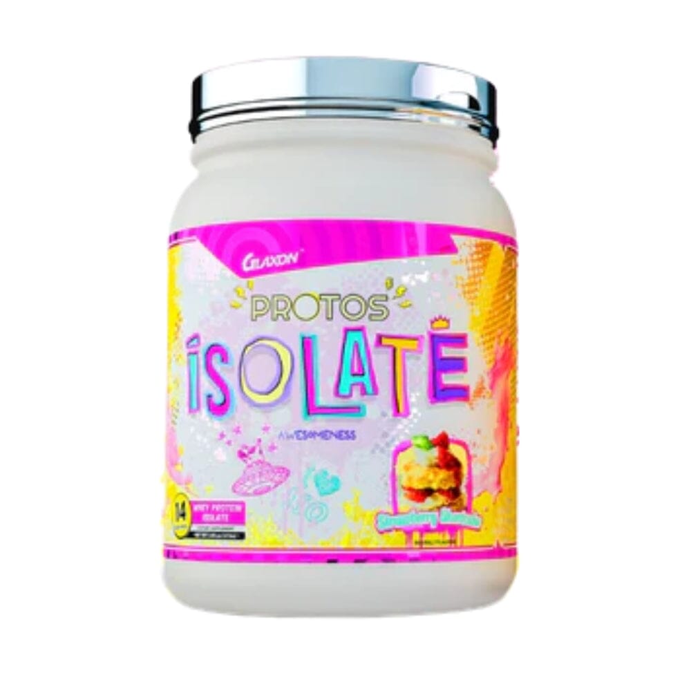 Glaxon Protos Isolate 14 Servings Protein Powders Glaxon Strawberry Shortcake 