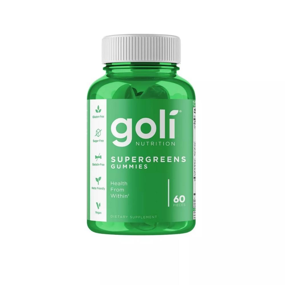 Goli Supergreens 60 Pieces Digestive Health Goli Nutrition 