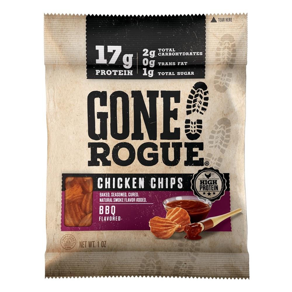 Gone Rogue Chicken Chips 8/box Foods Juices Gone Rogue BBQ 