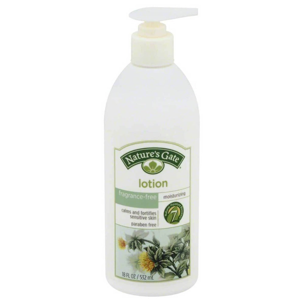 Nature's Gate Herbal Lotion Fragrance Free 18oz Personal Care Nature's Gate  (1058108702763)