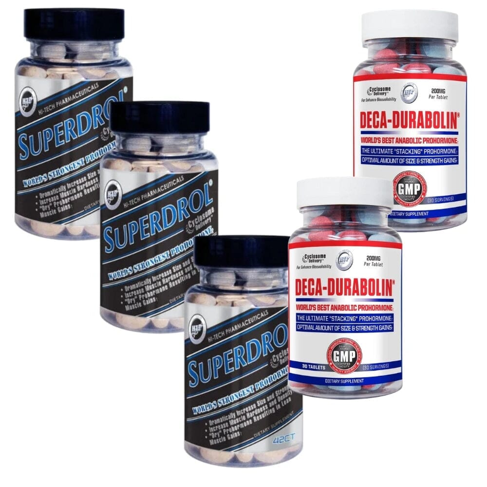 Hi Tech Pharmaceuticals DecaDuraDrol Stack Prohormones, Andro & Support Hi-Tech Pharmaceuticals 