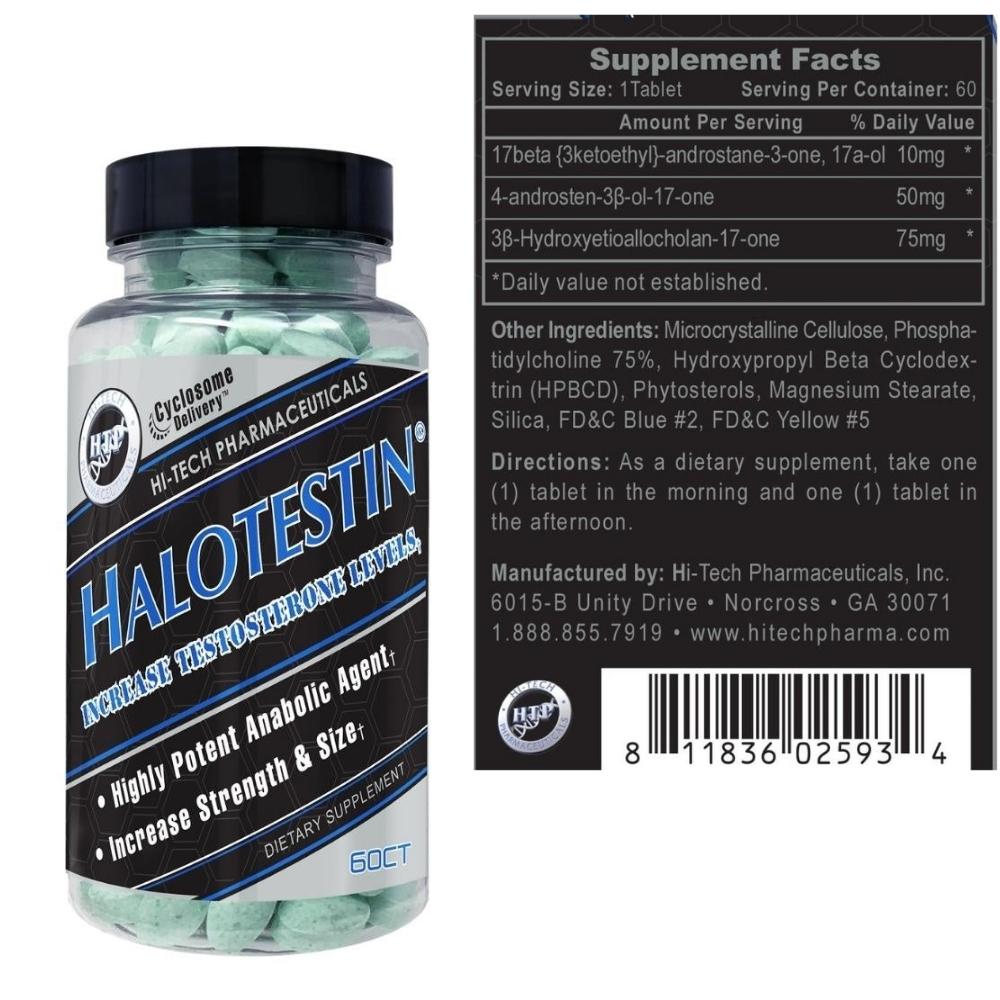 Hi Tech Pharmaceuticals Halotestin 60 Count Prohormones Hi-Tech Pharmaceuticals 