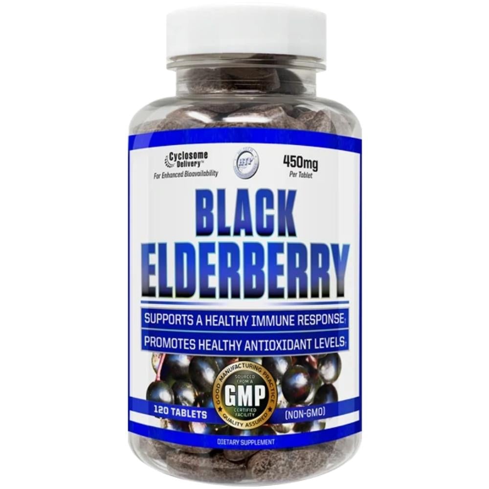 Hi-Tech Pharmaceuticals Black Elderberry 120 Tablets Herbs Hi-Tech Pharmaceuticals 