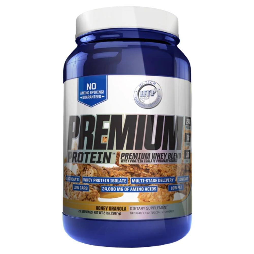 Hi Tech Pharmaceuticals Premium Protein 2lb Protein Powders Hi-Tech Pharmaceuticals Honey Granola 
