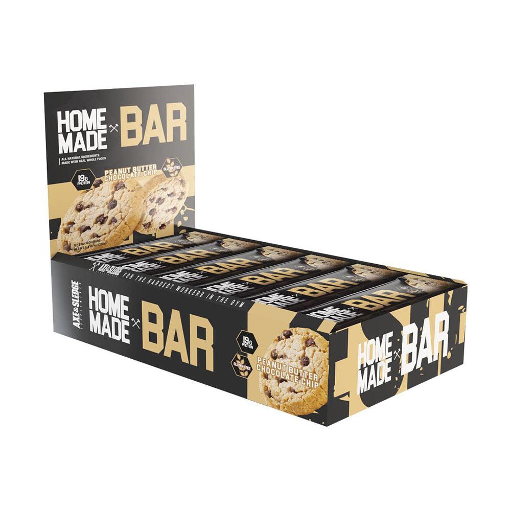 Axe and Sledge Home Made Bar 12/box Bars AXE & SLEDGE Peanut Butter Chocolate Chip 