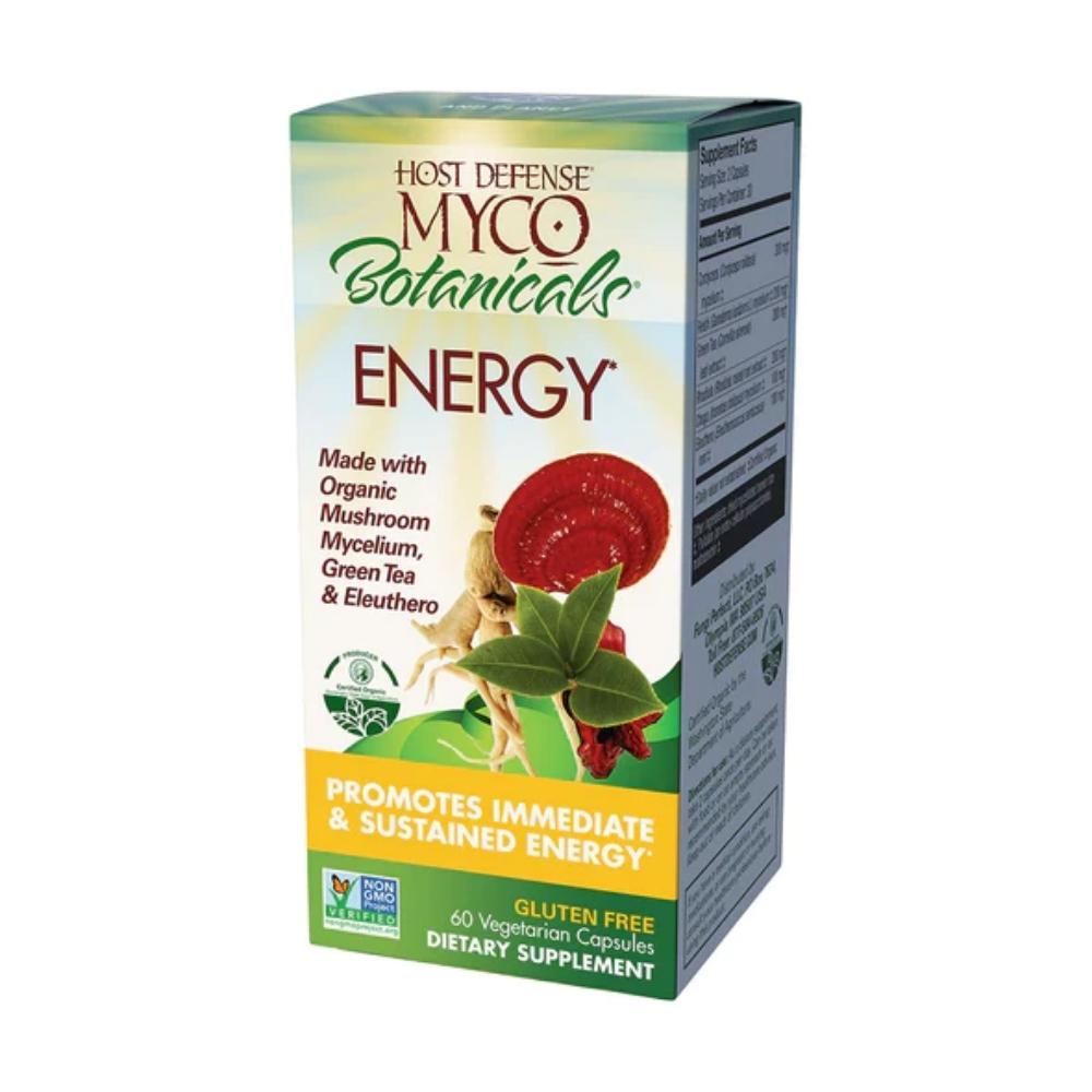 Host Defense MyoBotanicals Energy 60 Count Herbs Fungi Perfect 