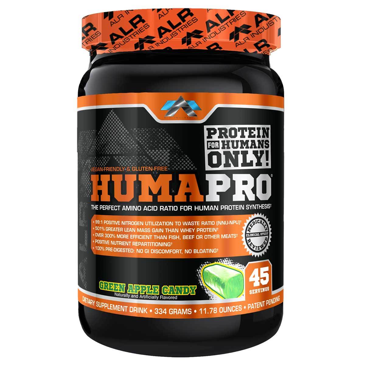 ALRI (ALR Industries) Humapro 45 Servings Amino Acids ALRI (ALR Industries) Green Apple  (1059273801771)