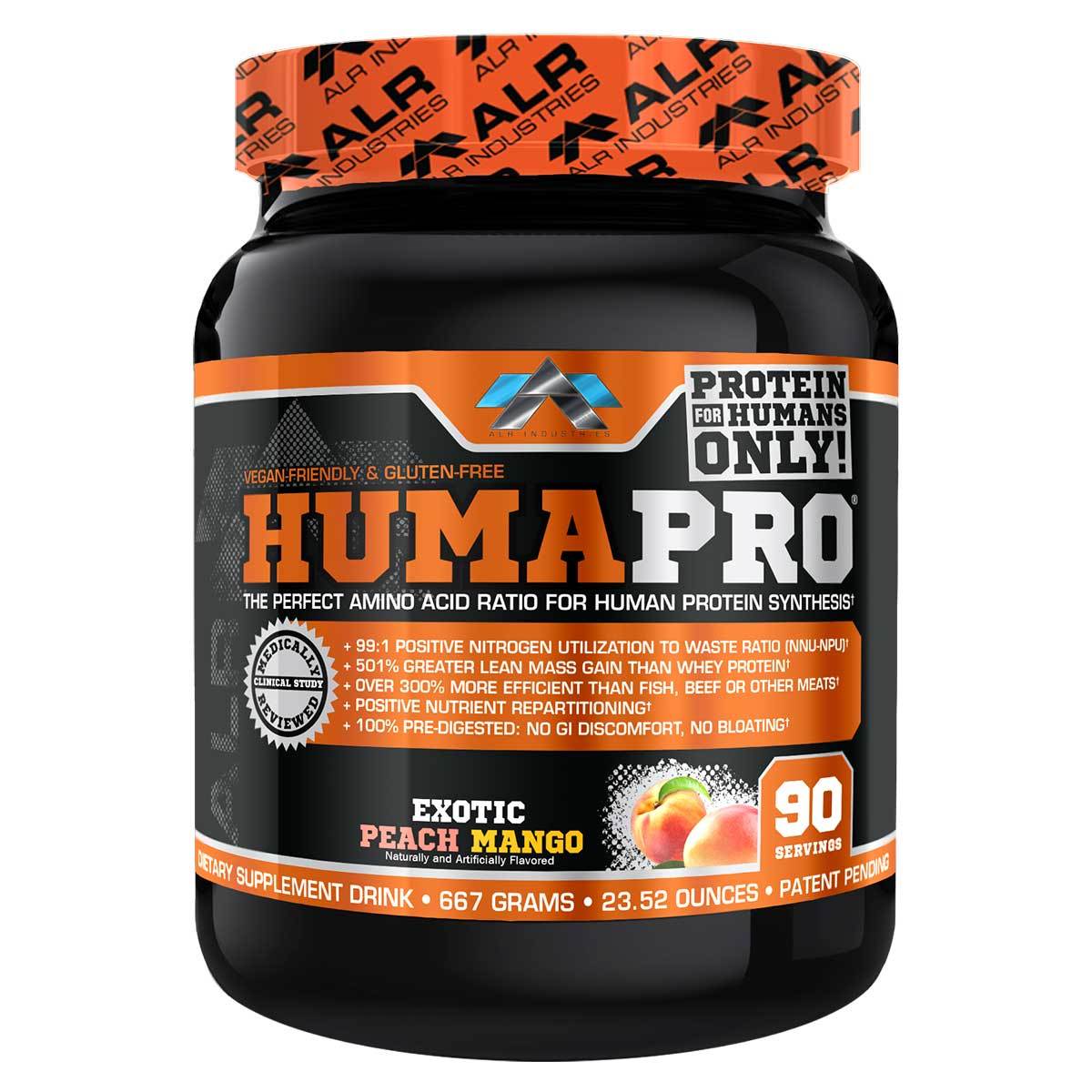 ALRI (ALR Industries) Humapro 90 Servings Amino Acids ALRI (ALR Industries) Peach Mango  (1059273605163)