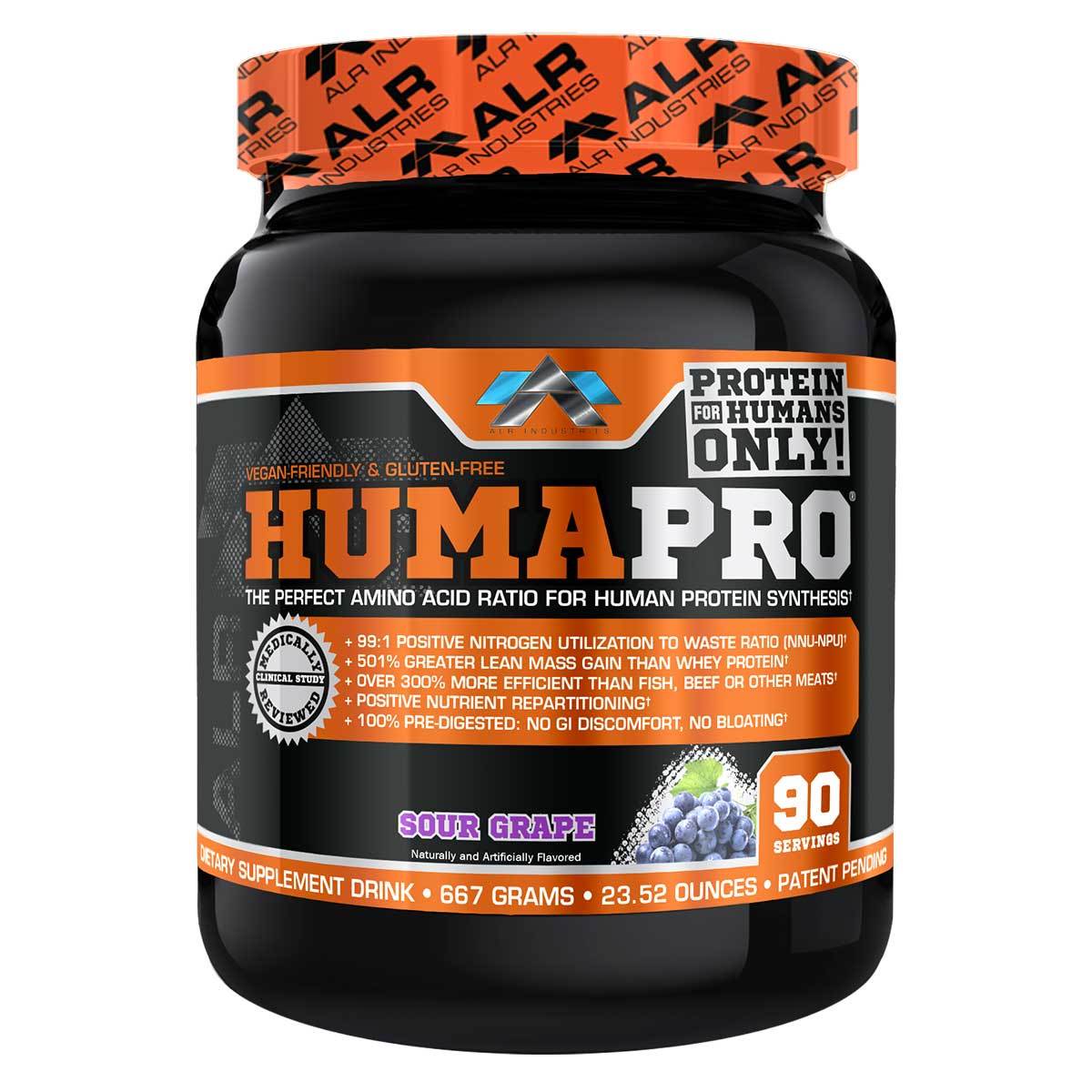 ALRI (ALR Industries) Humapro 90 Servings Amino Acids ALRI (ALR Industries) Grape  (1059273605163)