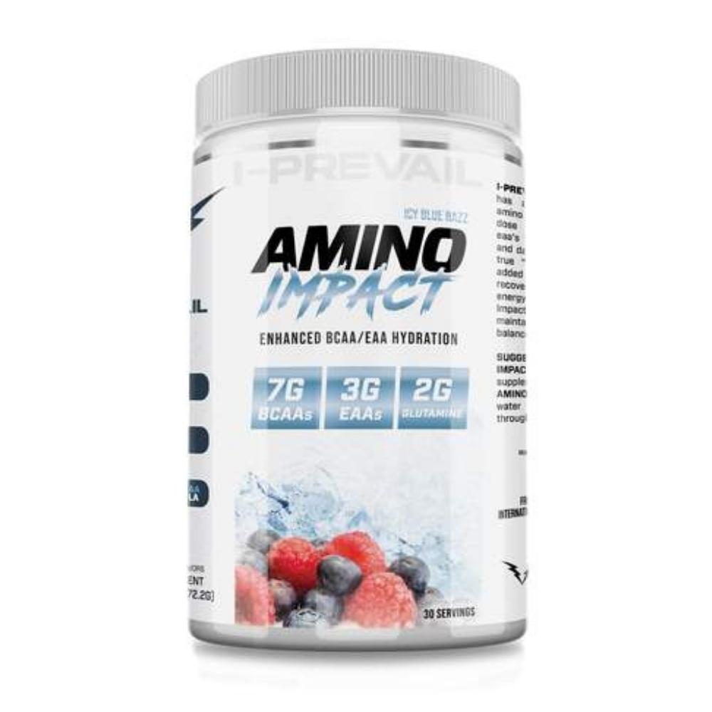 I-Prevail Amino Impact 30 Servings Amino Acids I-Prevail Icy Blue Razz 