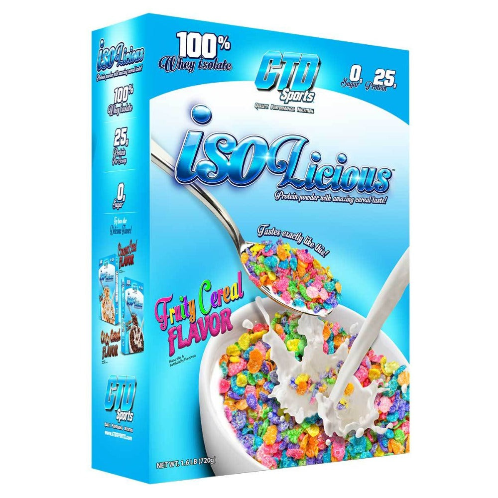 CTD Labs Isolicious 1.6 Lbs Protein CTD Labs Fruity Cereal Crunch  (1059206397995)