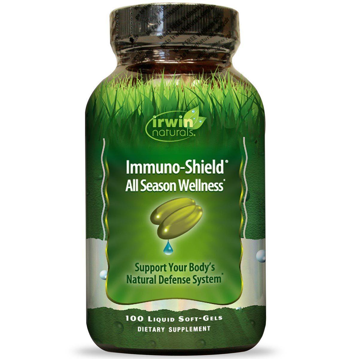 Irwin Naturals Immuno-Shield 100 Liquid Soft Gels Other Supplements Irwin Naturals  (1058017542187)