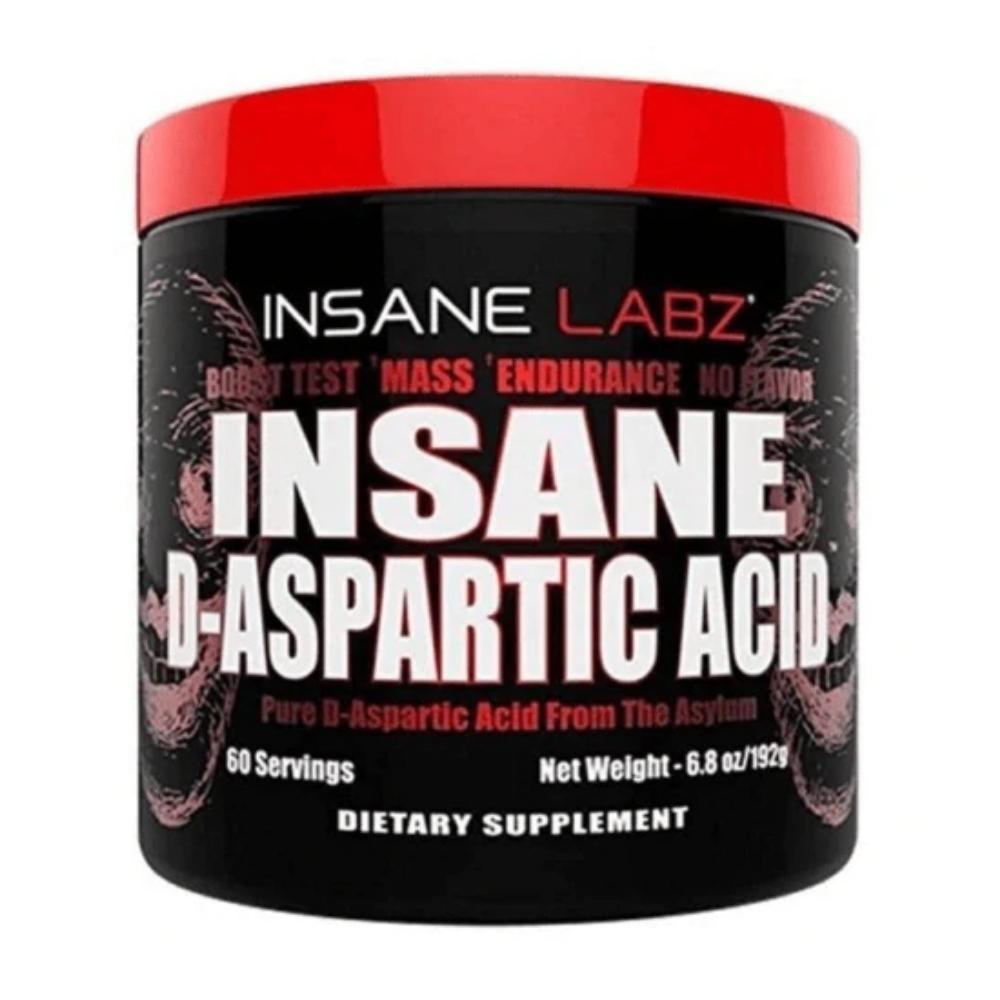 Insane Labz D-Aspartic Acid 30 Servings Sports Performance Recovery Insane Labz 