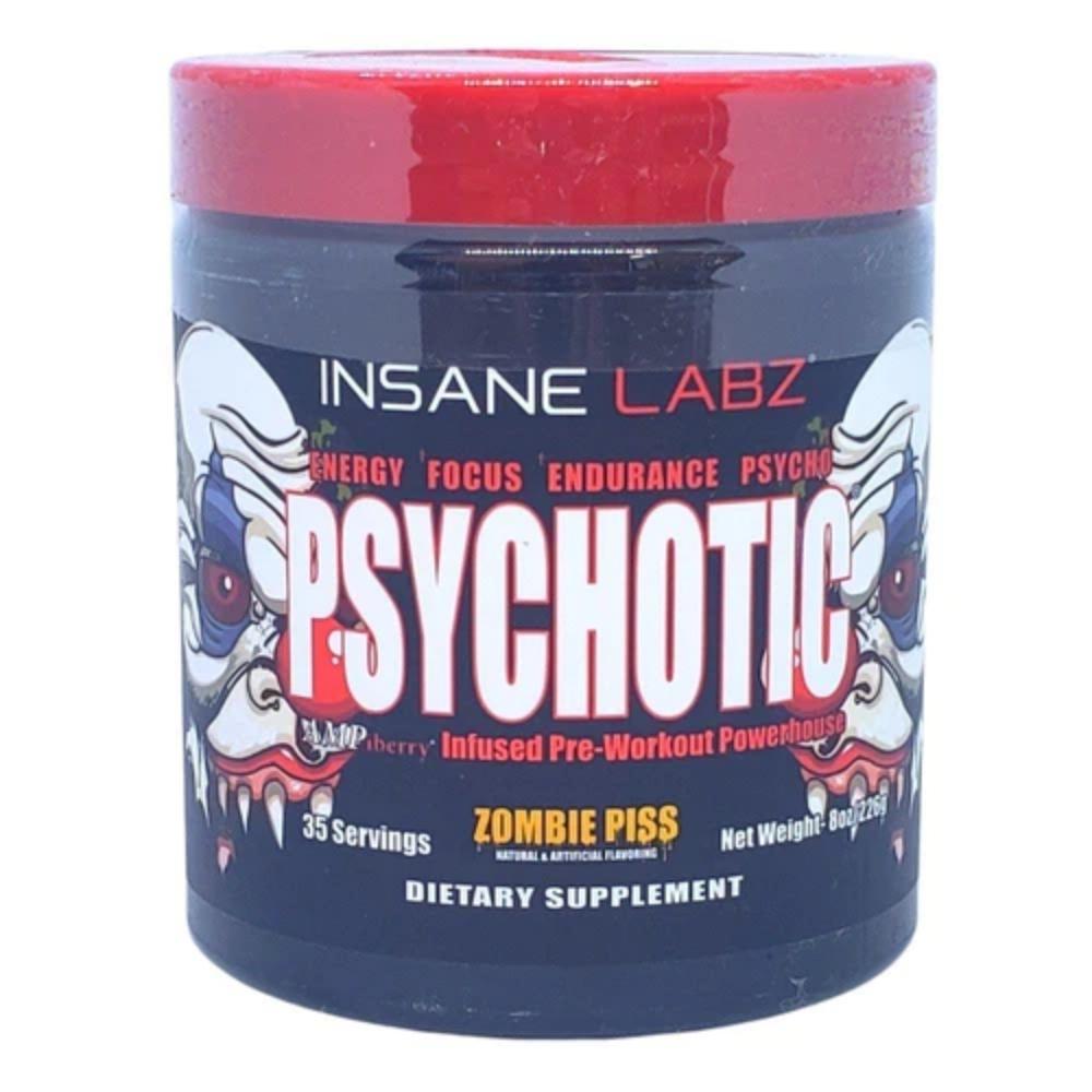 Insane Labz Psychotic 35 Servings Sports Performance Recovery Insane Labz Zombie Piss 