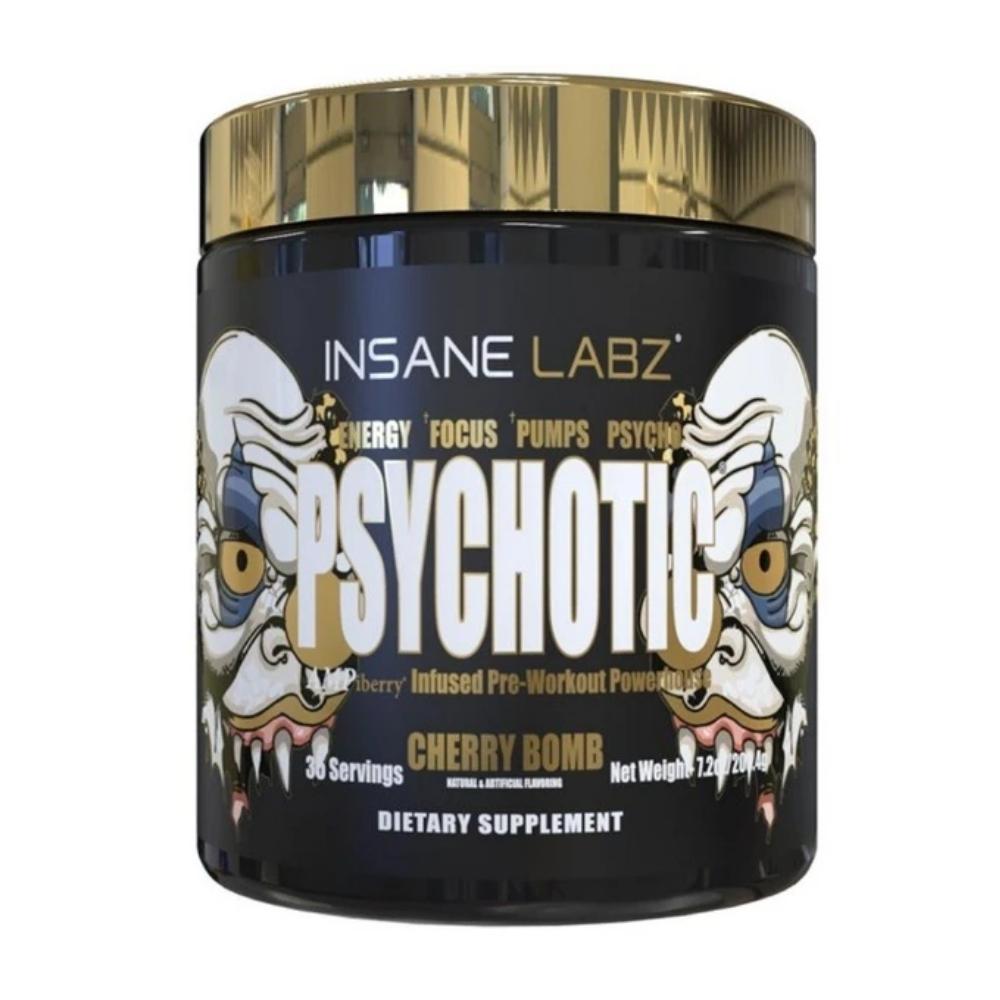 Insane Labz Psychotic Gold 35 Servings Sports Performance Recovery Insane Labz Cherry Bomb 