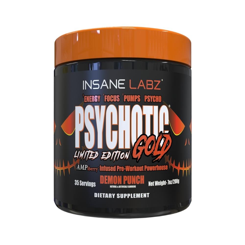 Insane Labz Psychotic Gold 35 Servings Sports Performance Recovery Insane Labz Demon Punch 
