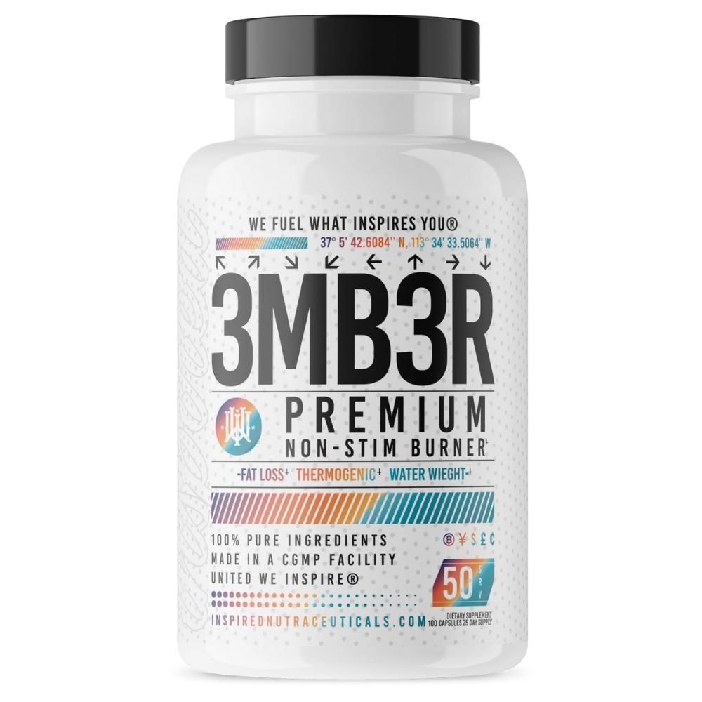 Inspired 3MB3R 50 Servings Fat Burner Inspired Nutraceuticals 