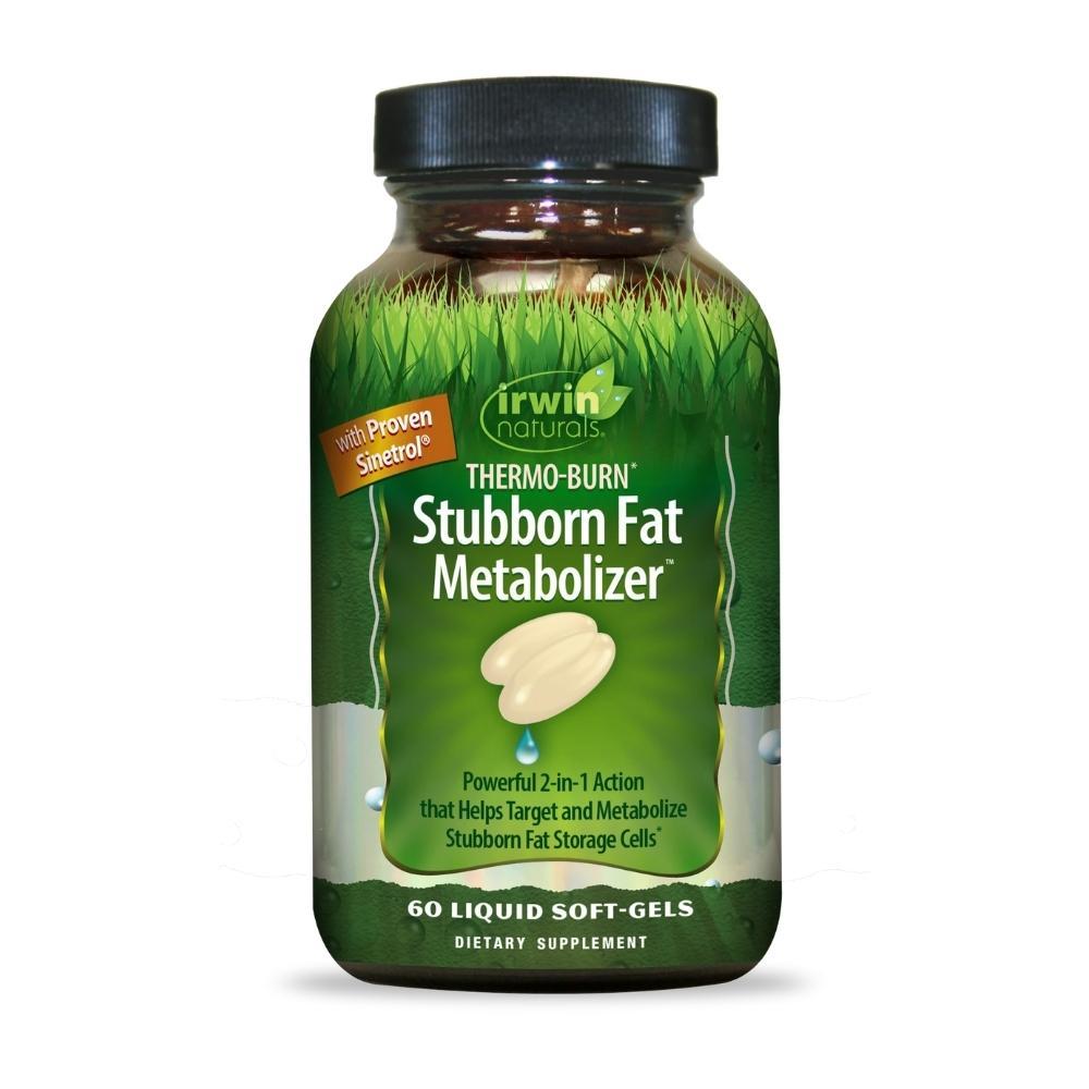 Irwin Thermo-Burn Stubborn Fat Metabolizer 60 Liquid Soft Gels Fat Burner Irwin Naturals 