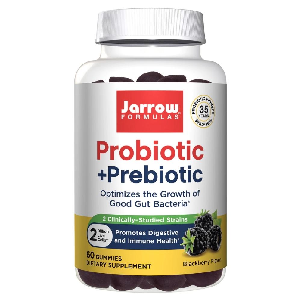 JARROW Probiotic + Prebiotic Gummy 60 Count Digestive Health Jarrow Formulas 
