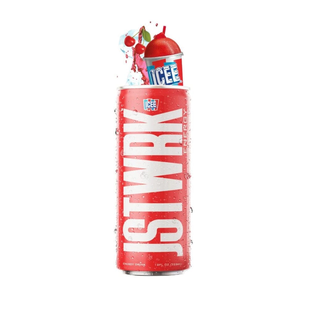 JSTWRK Energy Drink 12/Case Drinks JSTWRK ICEE Cherry 