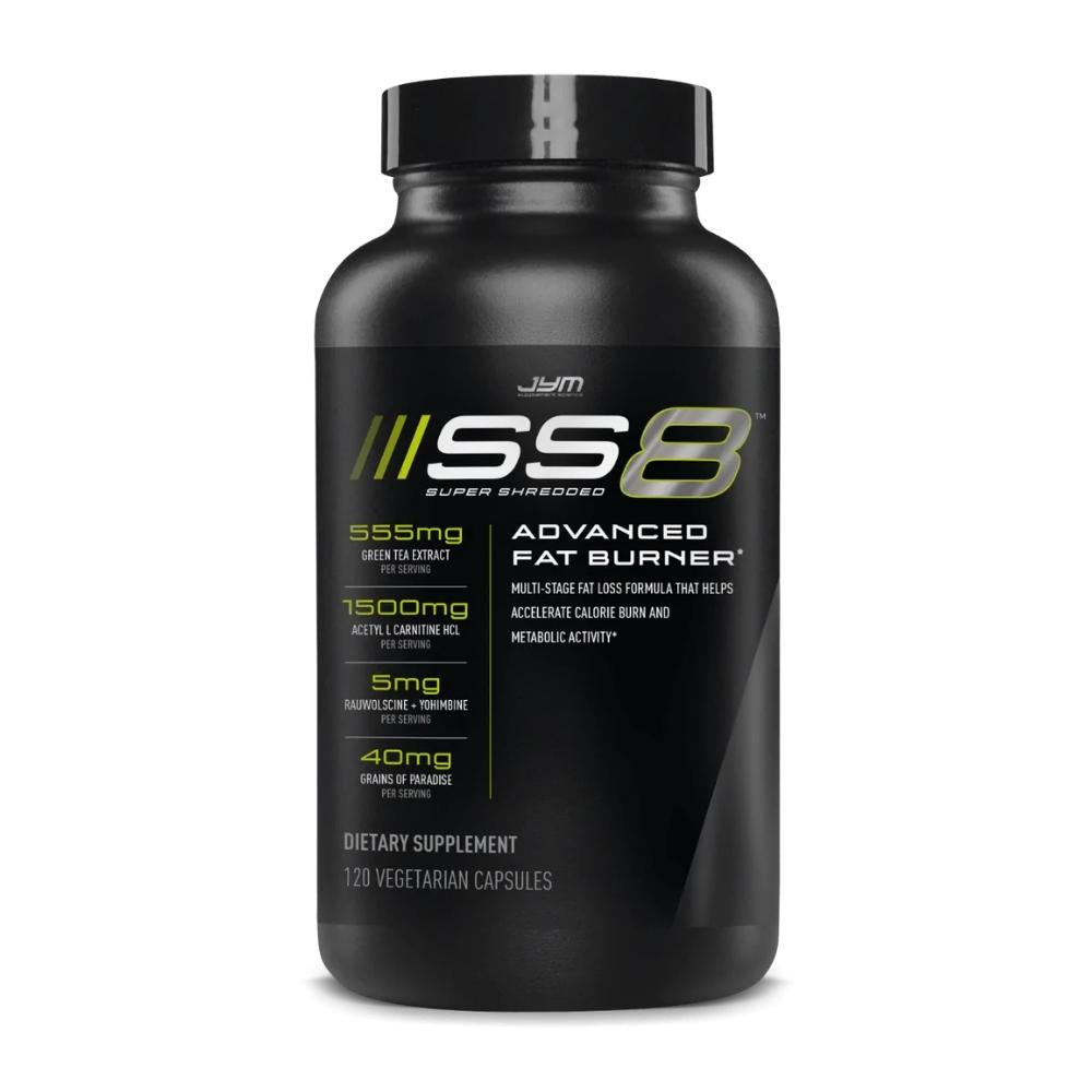 JYM Brand JYM SS8 120 Veggie Capsules Fat Burner JYM 