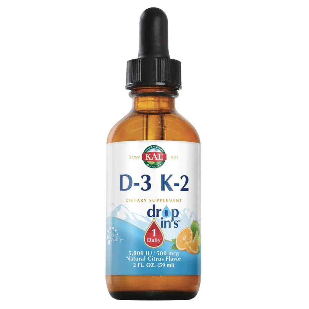 KAL D3 K2 125mcg/500mcg 2fl oz Vitamins & Minerals Kal 