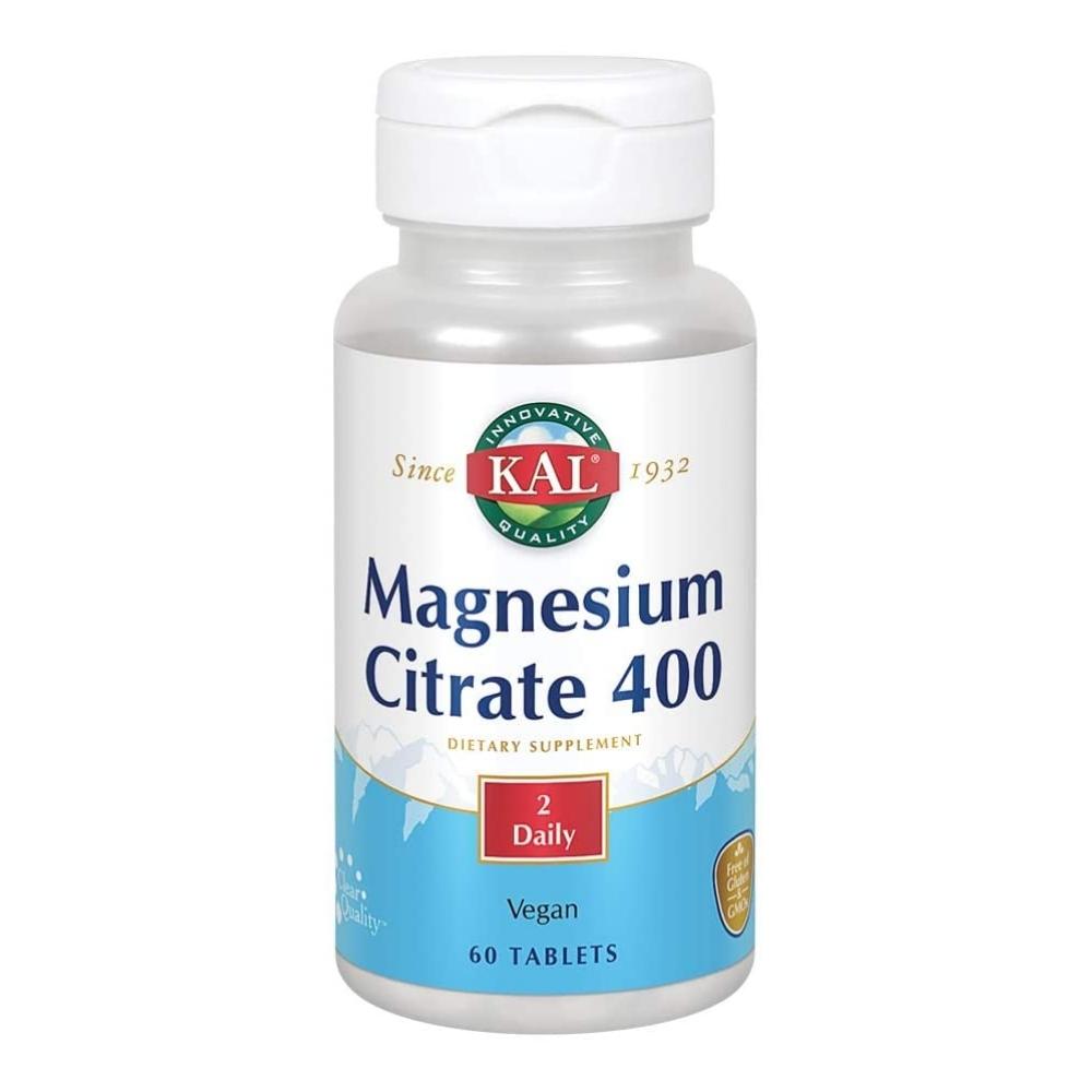 Kal Mag Citrate 400mg 60 Tablets Vitamins & Minerals Kal 