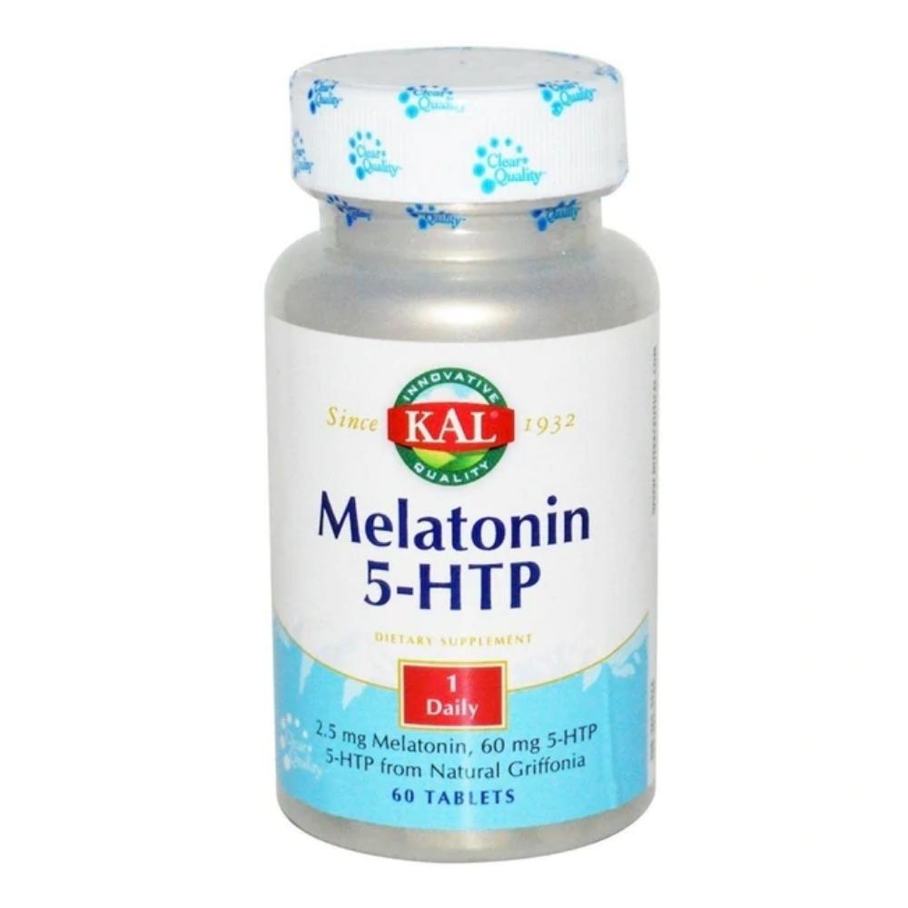 Kal Melatonin 5-HTP 60 Capsules Specialty Health Products Kal 