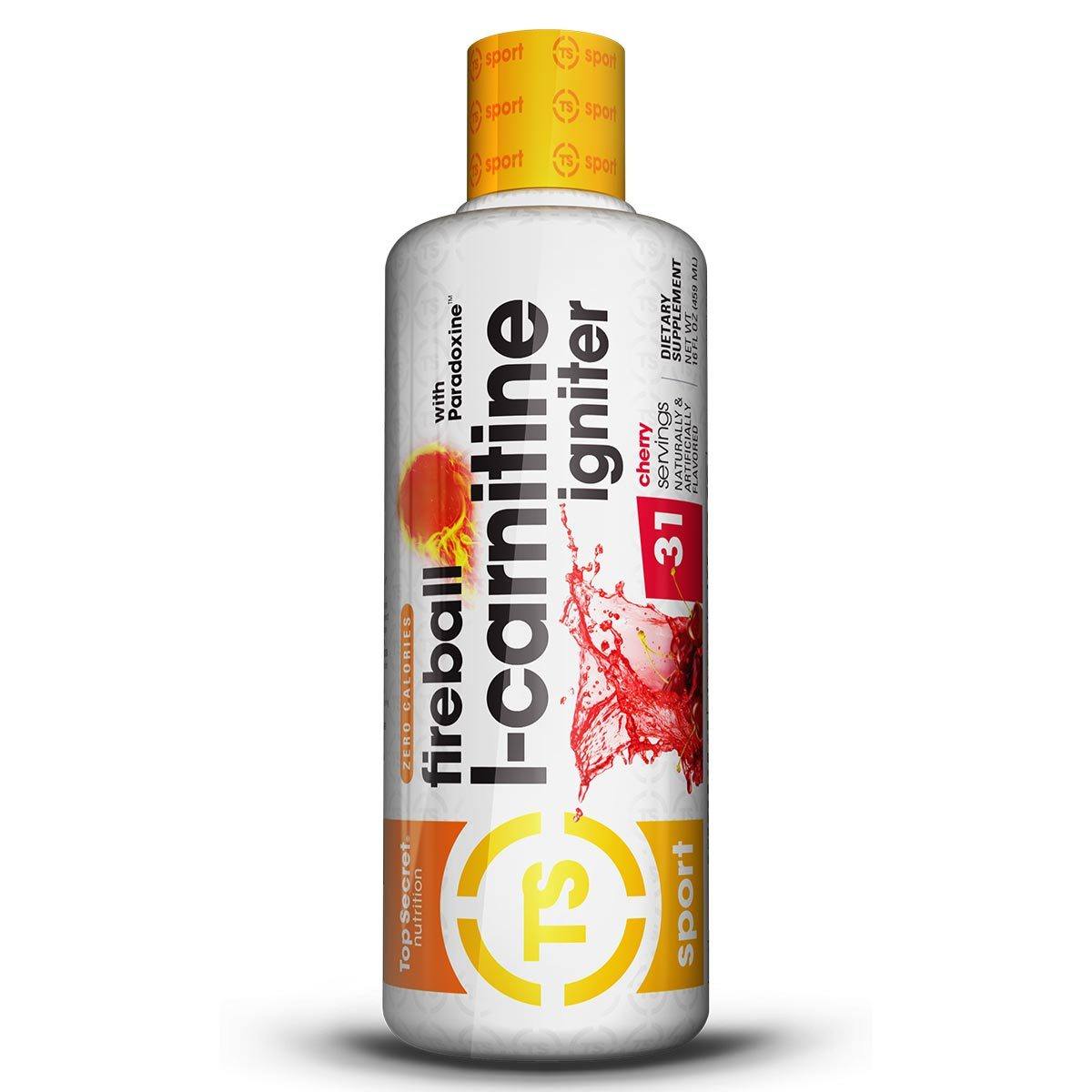 Top Secret Nutrition Fireball L-Carnitine w/Paradoxine Diet/Energy Top Secret Nutrition cherry  (1184617431083)