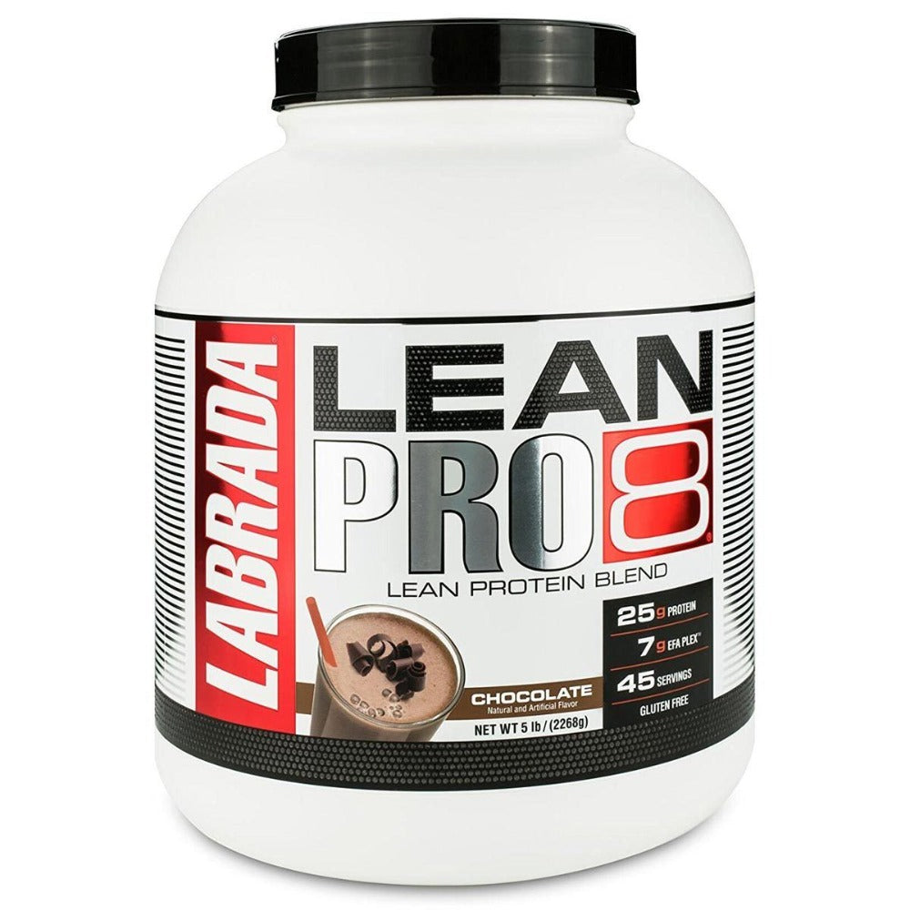 Labrada Nutrition Lean Pro8 5lb (2270g) Protein Labrada Nutrition Chocolate Ice Cream  (1058929737771)