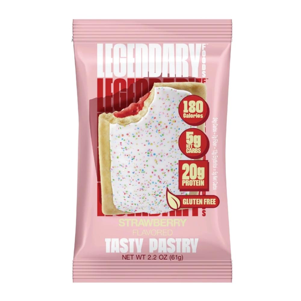 Legendary Tasty Pastry Cake Style 12/BOX Foods Juices Legendary Foods Strawberry 