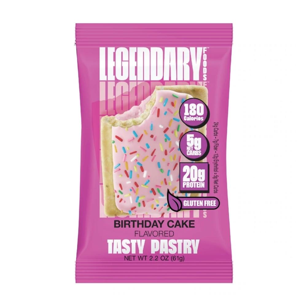 Legendary Tasty Pastry Cake Style 12/BOX Foods Juices Legendary Foods Birthday Cake 