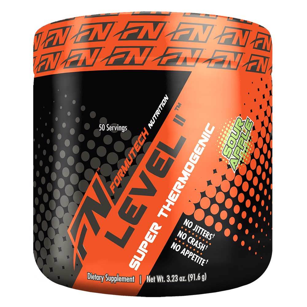 Formutech Nutrition Level II 50 Servings Fat Burner Formutech Nutrition Sour Apple  (1556990361643)