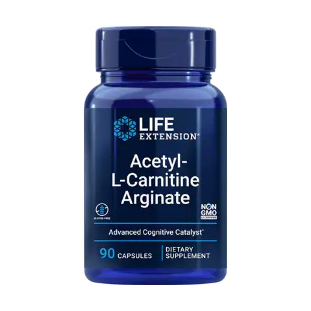 Life Extension Acetyl-L-Carnitine Arginate 90 Capsules Amino Acids Life Extension 