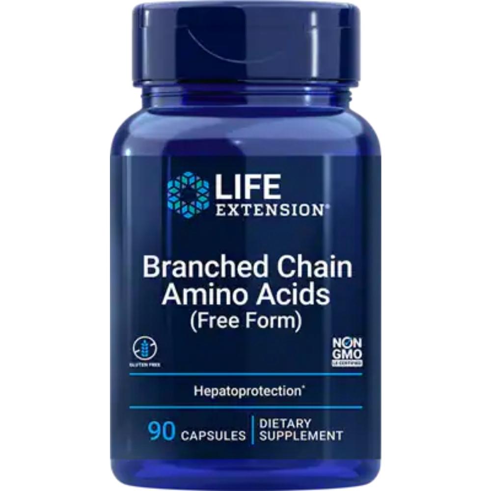 Life Extension Branched Chain Amino Acids 90 Capsules Amino Acids Life Extension 