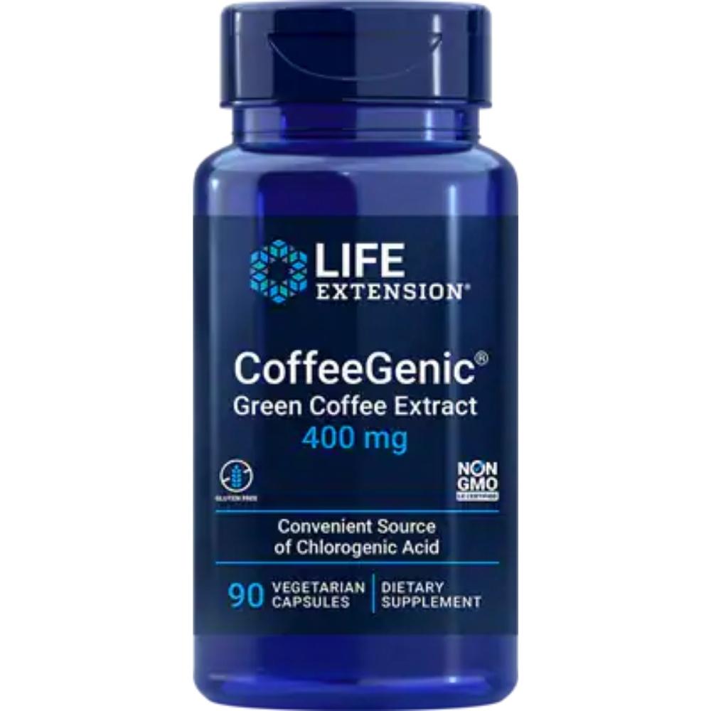 Life Extension CoffeeGenic Green Coffee Extract 400mg 90ct with GCA Diet/Energy Life Extension 