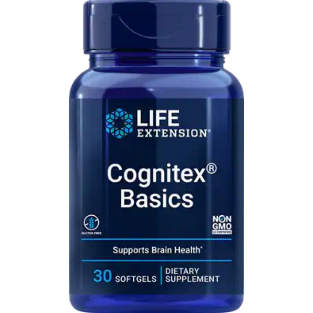 Life Extension Cognitex Basics 30 Soft Gels Nootropics Life Extension 