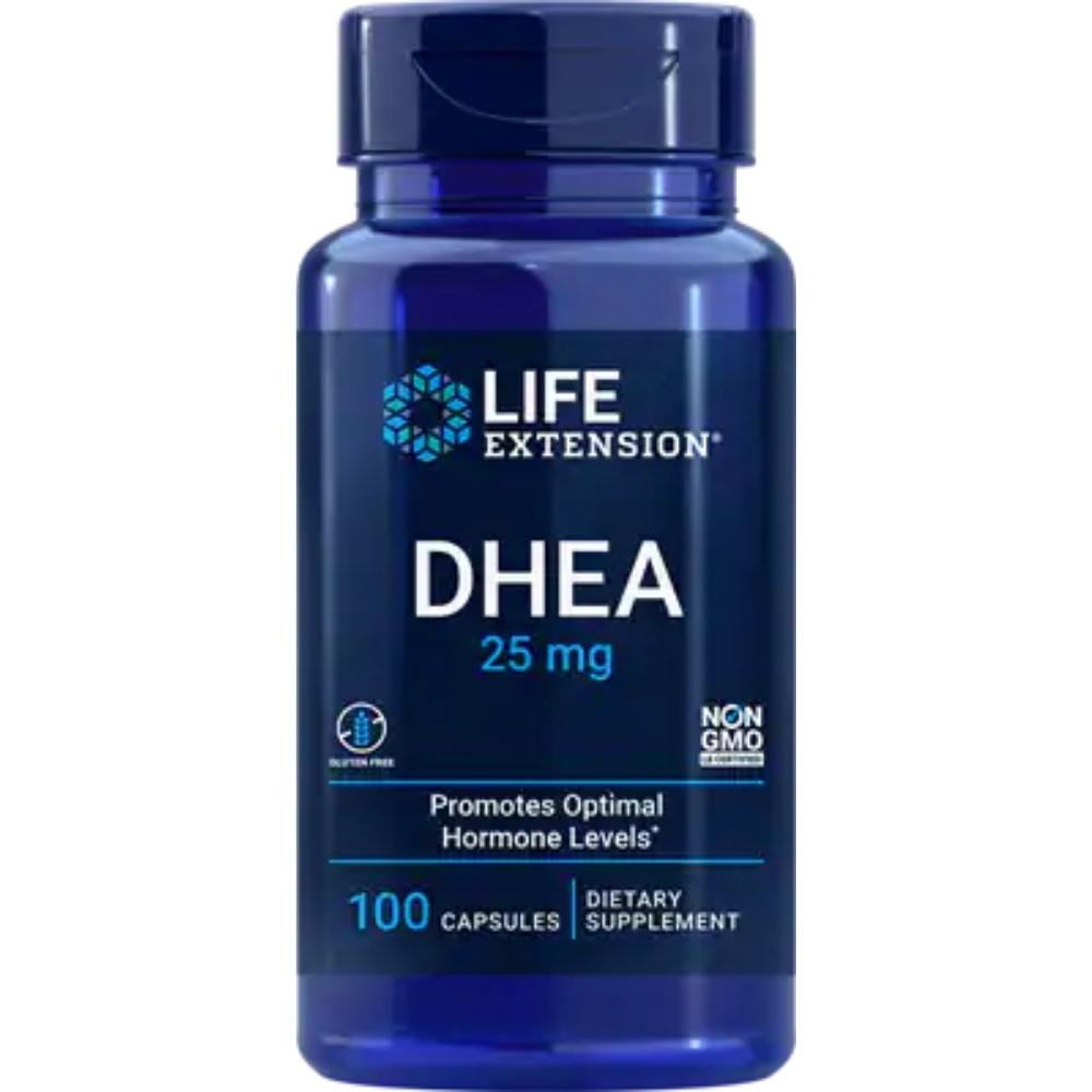 Life Extension DHEA (Dehydroepiandrosterone) 25mg 100 Capsules Other Supplements Life Extension 