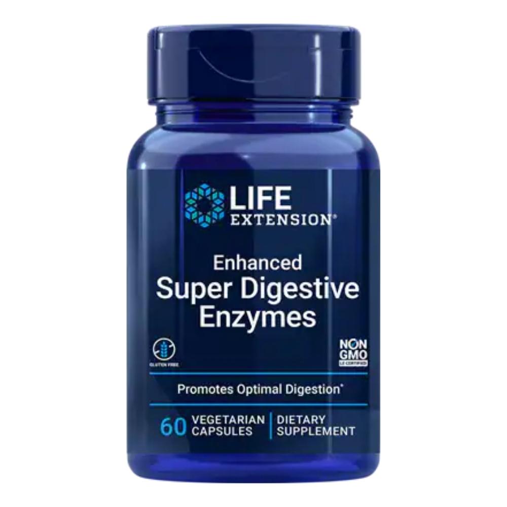 Life Extension Enhanced Super Digestive Enzymes 60 Vege Capsules Vitamins & Minerals Life Extension 