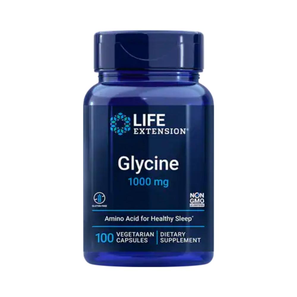 Life Extension Glycine 1000mg 100 Vege Capsules Amino Acids Life Extension 
