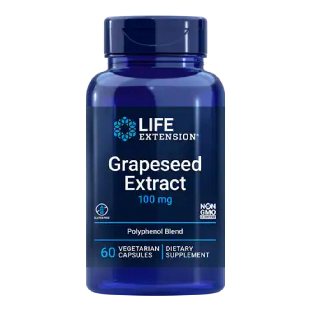 Life Extension Grapeseed Extract 60 Vege Capsules Antioxidants / CoQ-10 Life Extension 