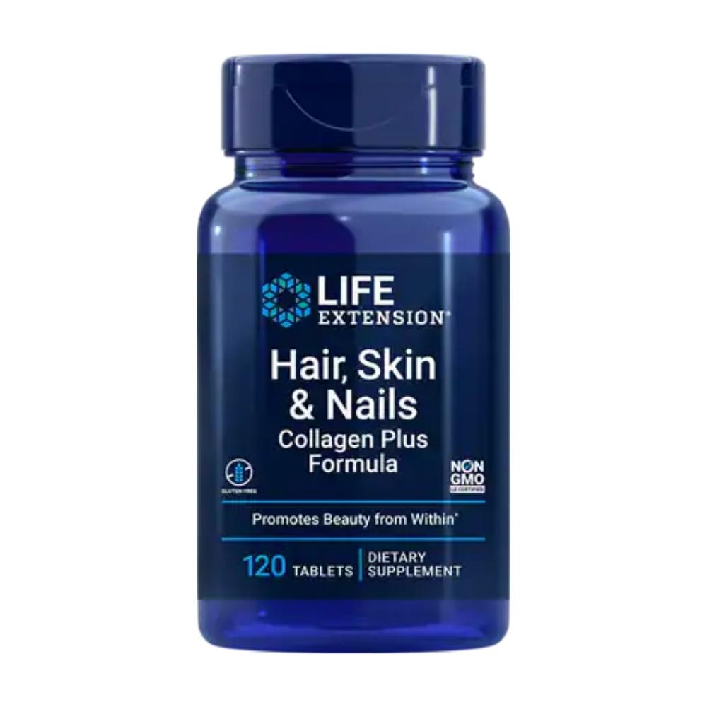 Life Extension Hair Skin Nails Collagen Plus Formula 120 Tablets Personal CareHygeine Life Extension 