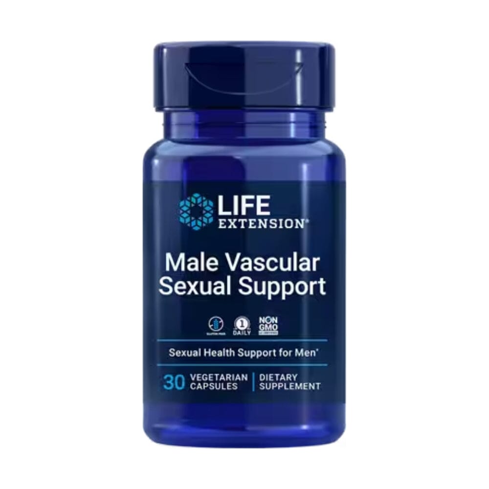 Life Extension Male Vascular Sexual Support 30 Vege Capsules Sexual Health and Performance Life Extension 