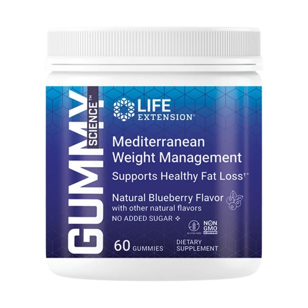 Life Extension Mediterranean Weight Management Gummy Fat Burner Life Extension 