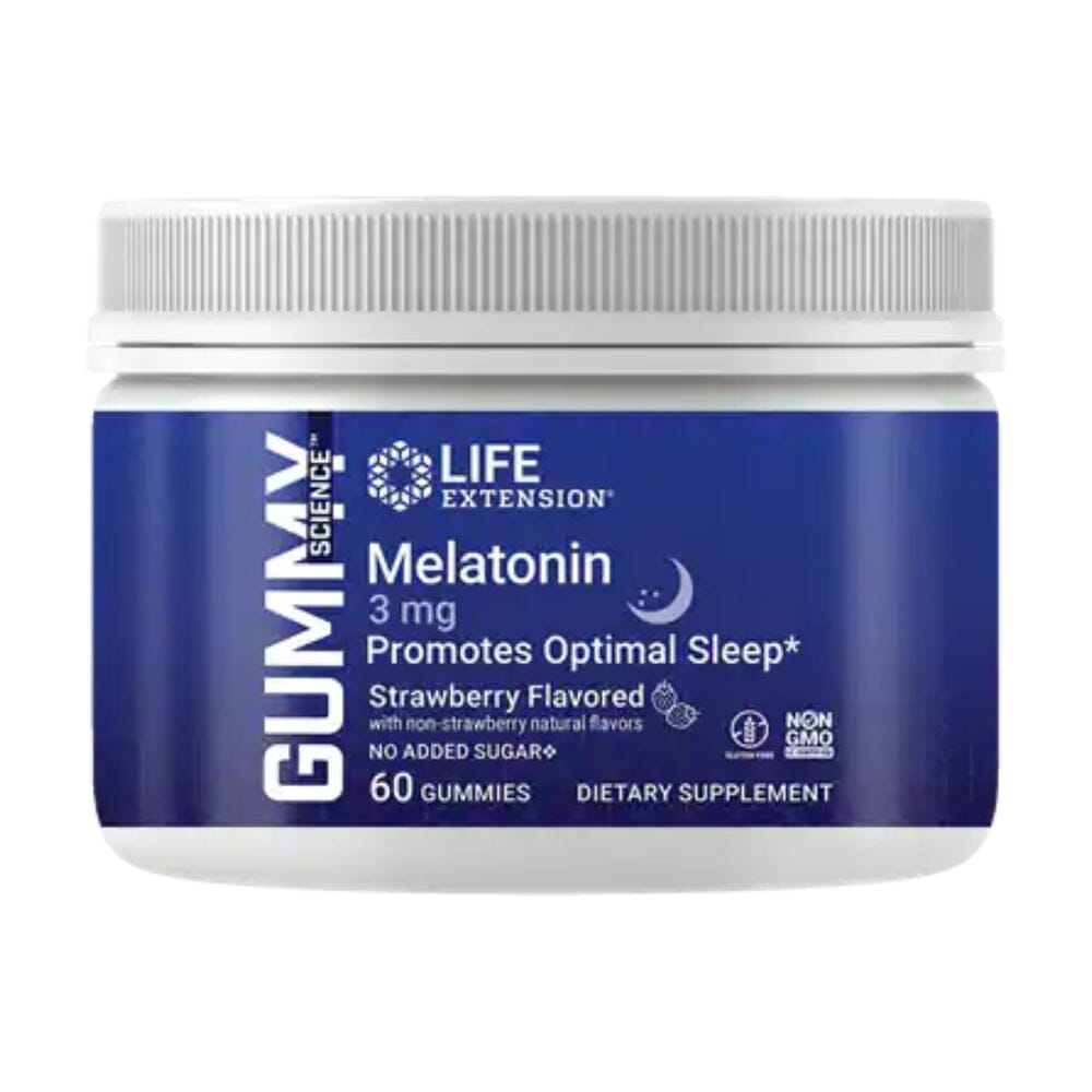 Life Extension Melatonin 3mg 60 Gummies Specialty Health Products Life Extension 