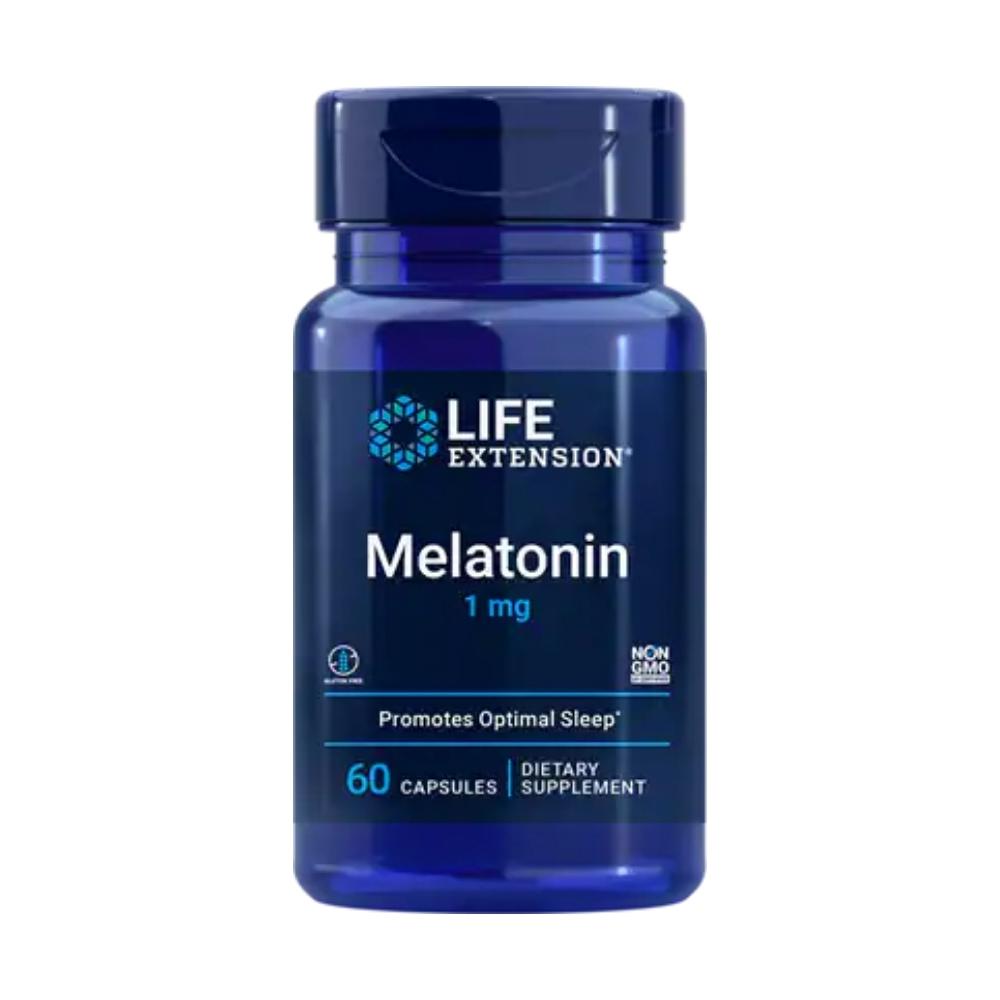 Life Extension Melatonin 1mg 60 Capsules Other Supplements Life Extension 