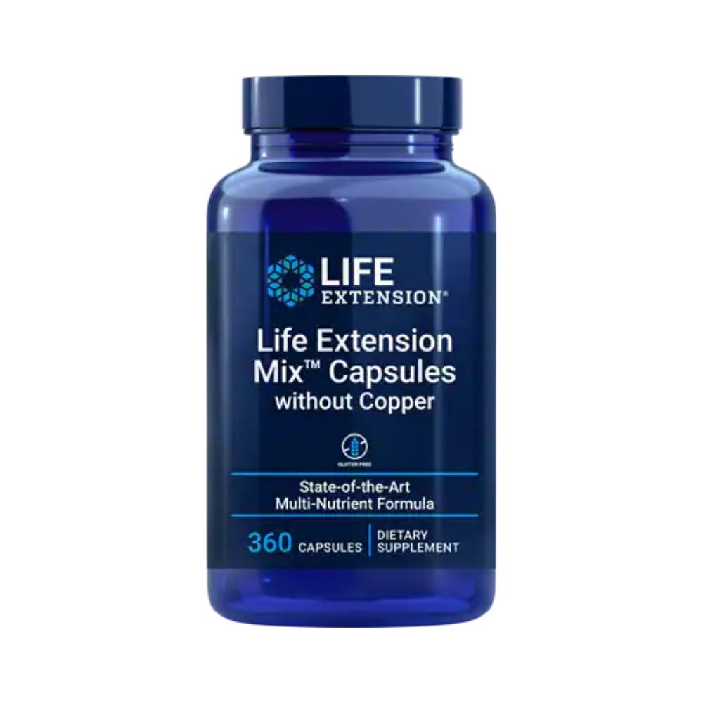 Life Extension Mix Capsules without Copper 360 Capsules Multi Vitamins Life Extension 